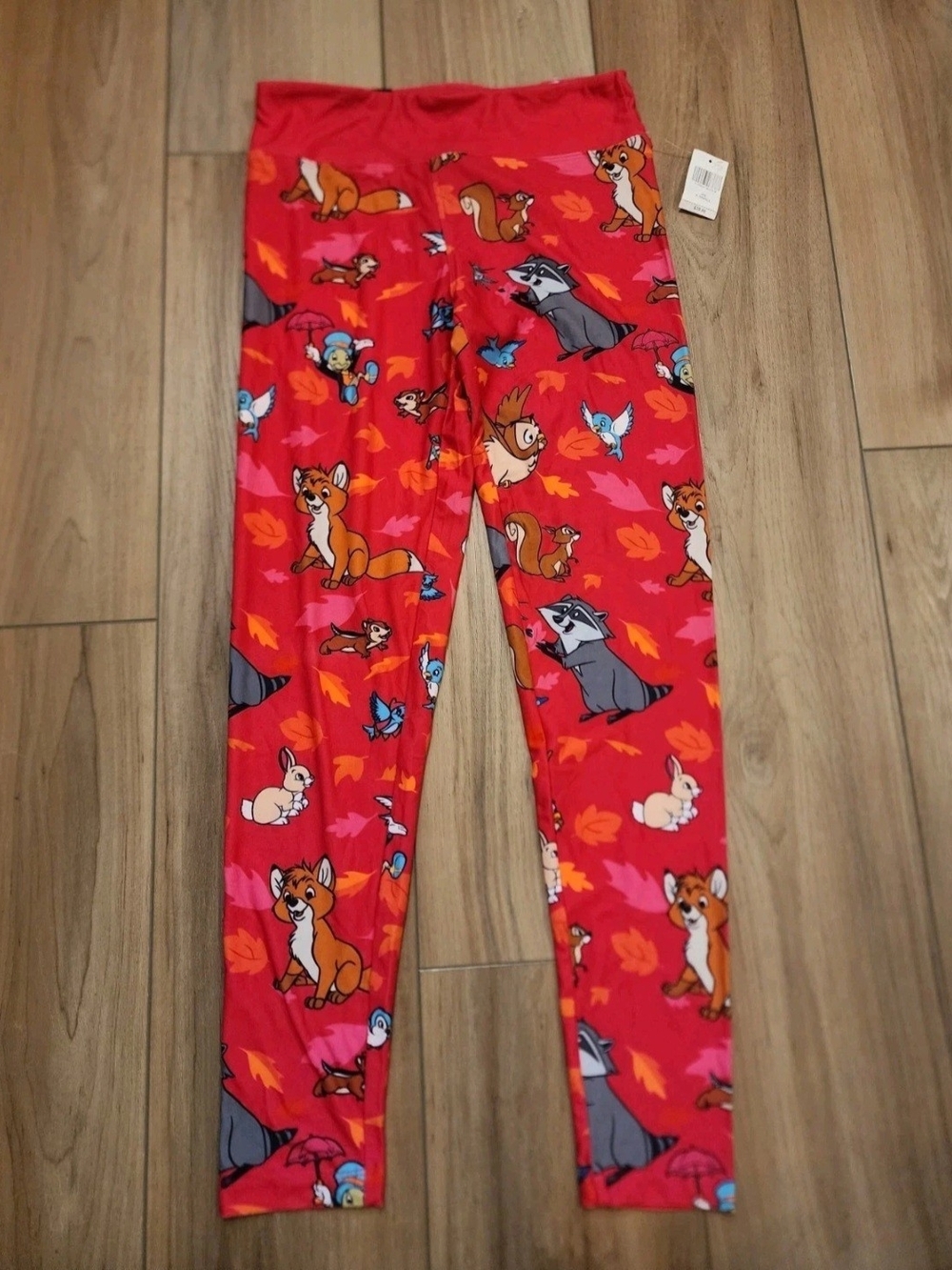 Disney Woodland Creatures Leggings. Meeko Flit Todd Jiminy Cricket *Read* XS
